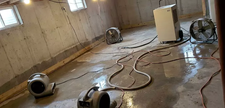Large-Scale Water Damage Cleanup in Eton